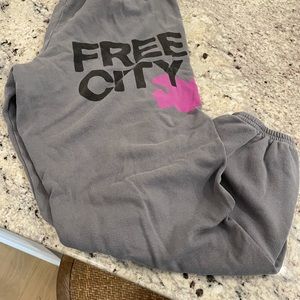 Free City perfect condition sweatpants